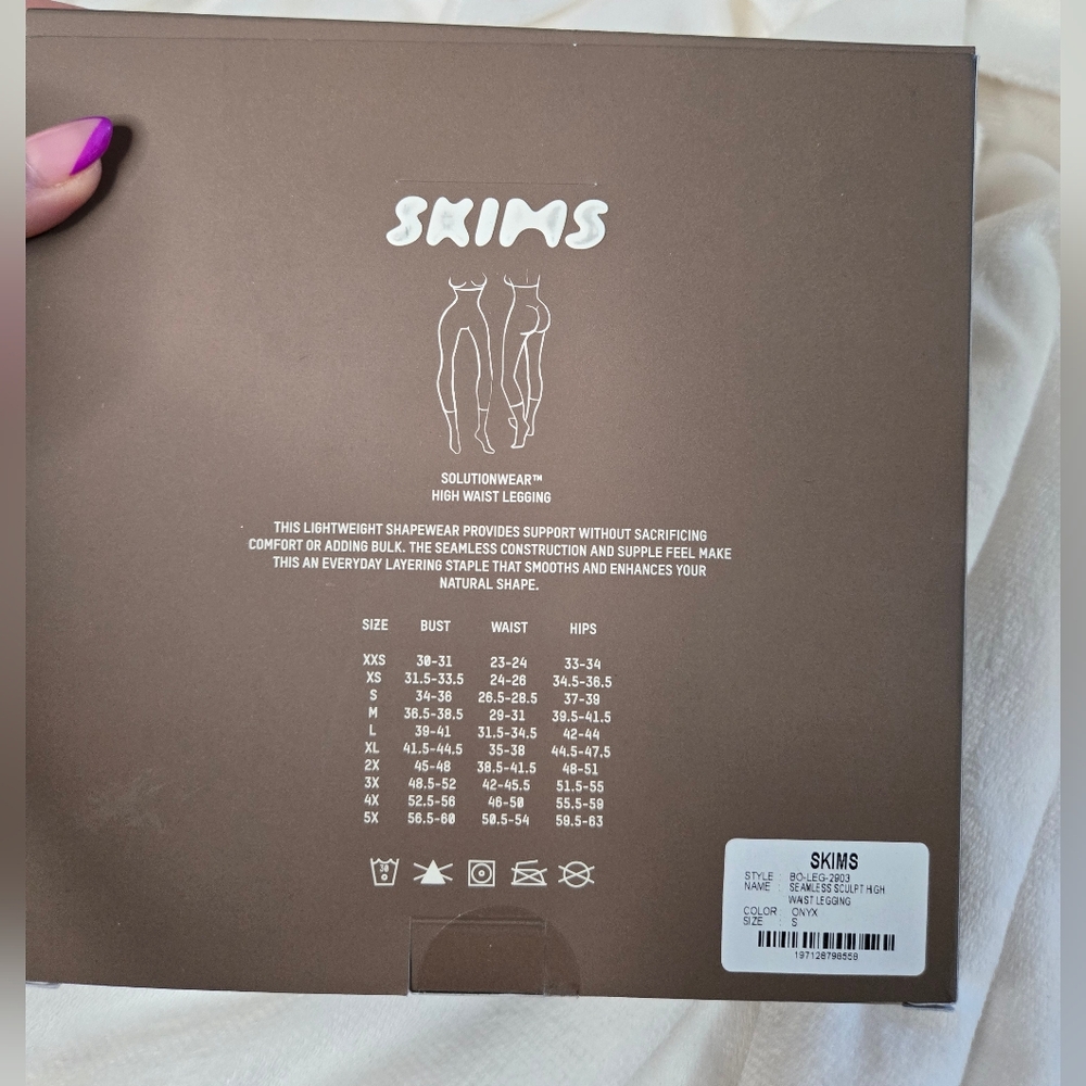 SKIMS Seamless Sculpt High Waist Leggings Small BNIB - Picture 4 of 10
